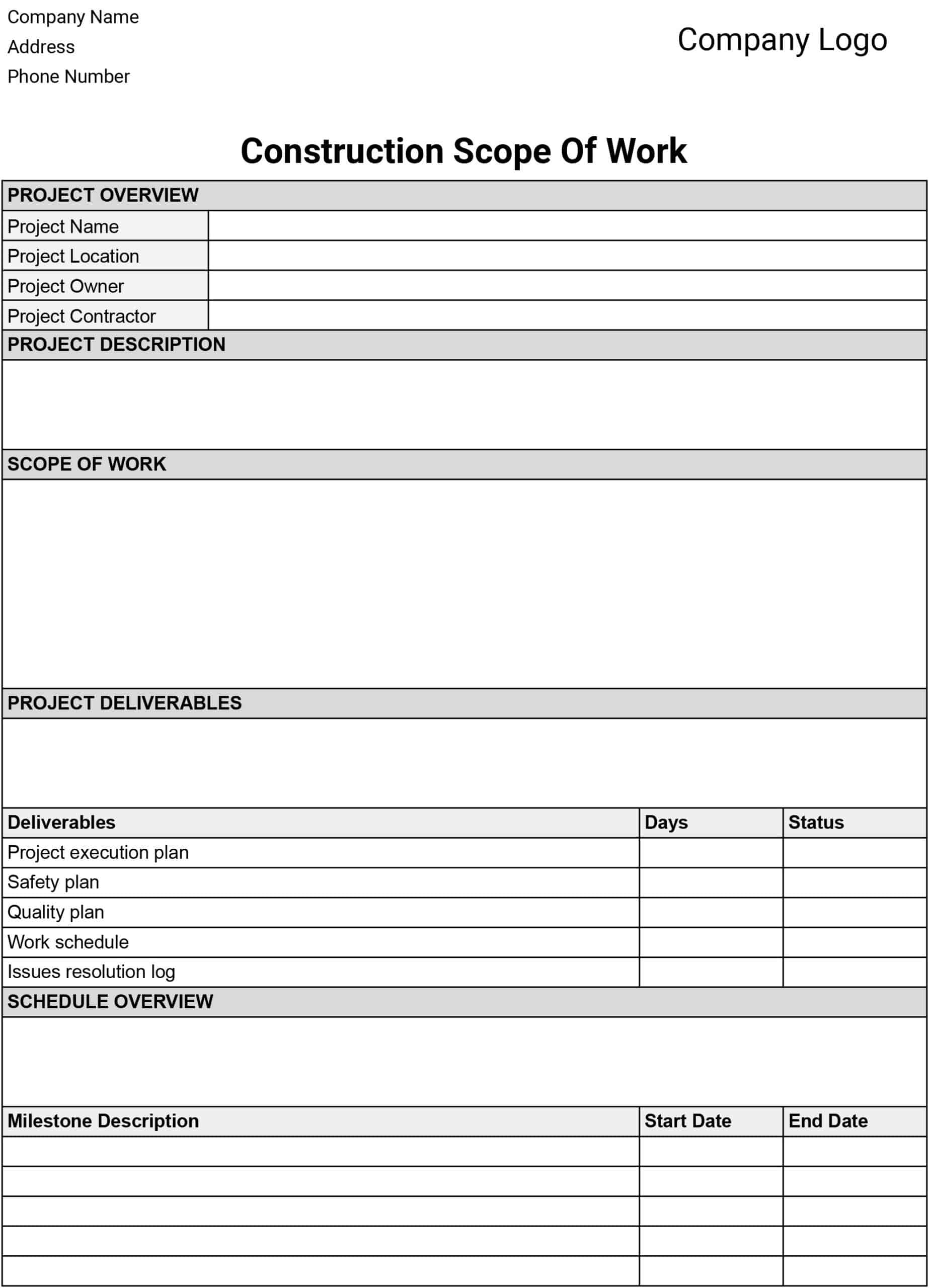 Demolition Plan Forms For Electrical Demo Free Printable Forms