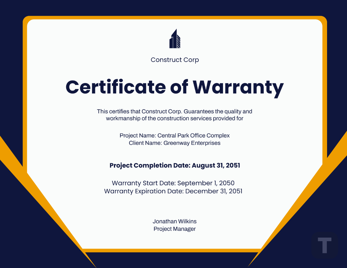 Free Warranty Templates To Edit Online U0026 Print