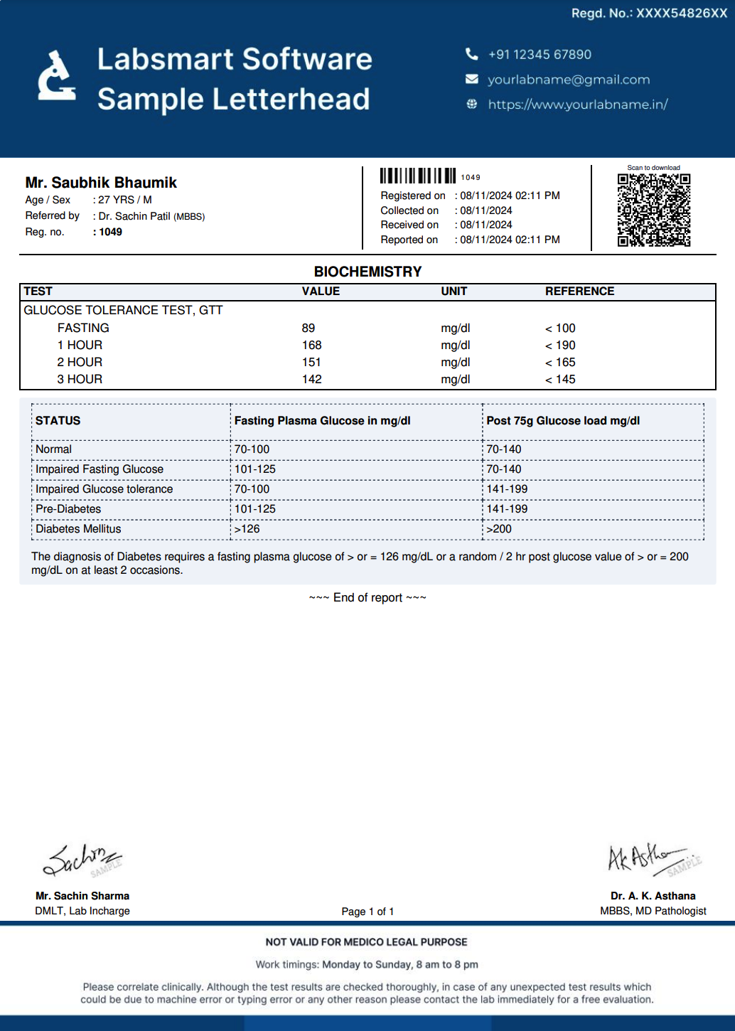 Free Printable Editable Glucose Monitoring Form