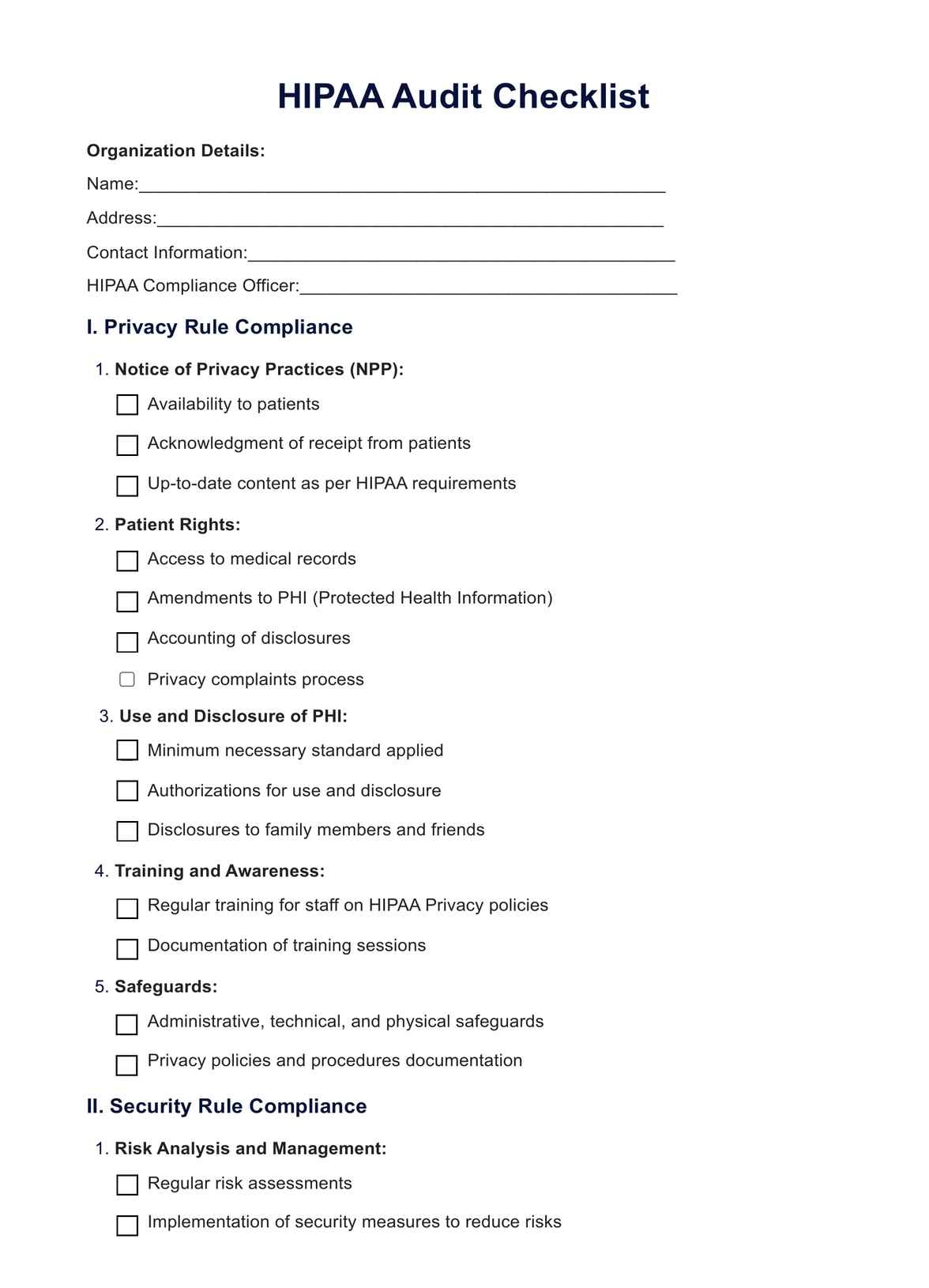 HIPAA Release Form Ohio U0026 Example Free PDF Download