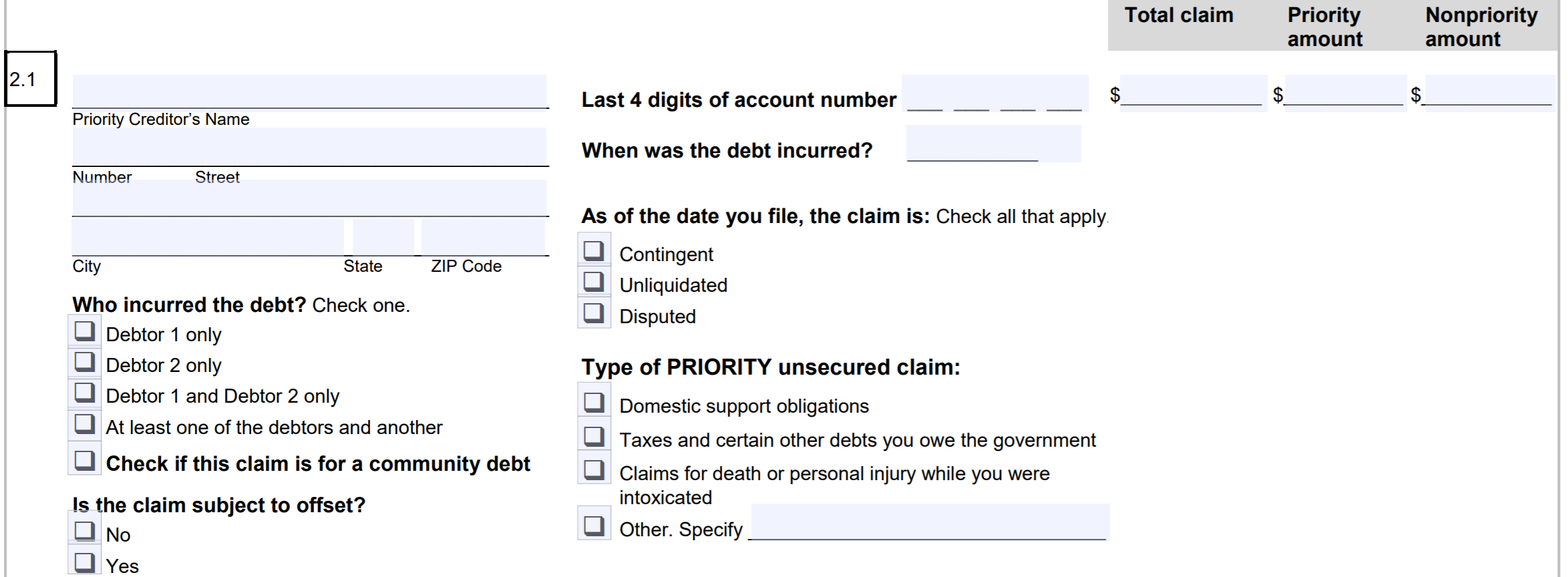 How Do I Add A Creditor After I ve Filed My Forms 