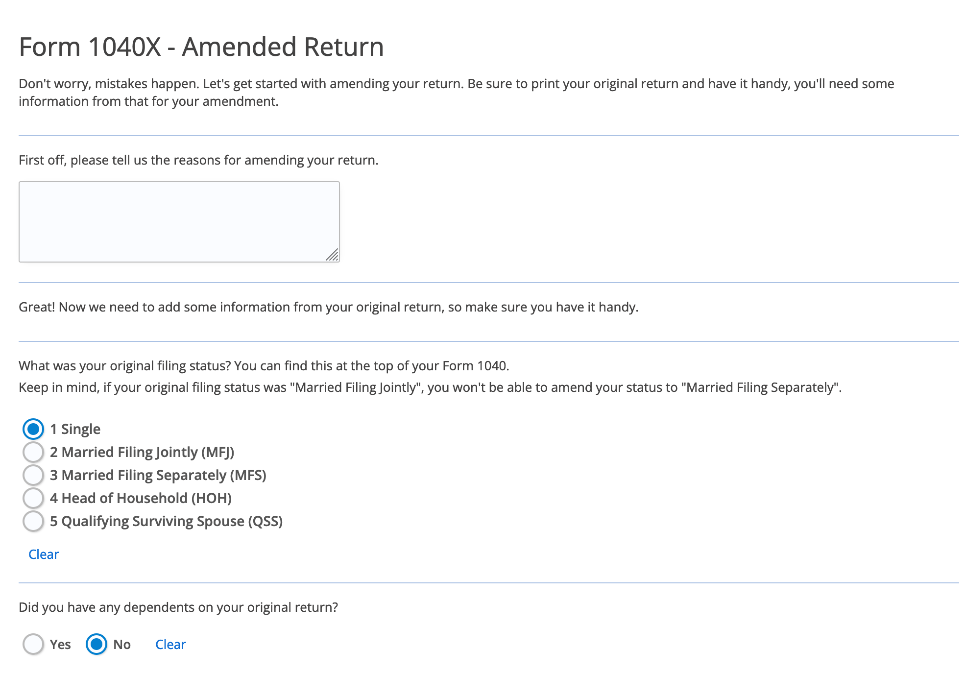 Free Printable 1040x Form For 2025