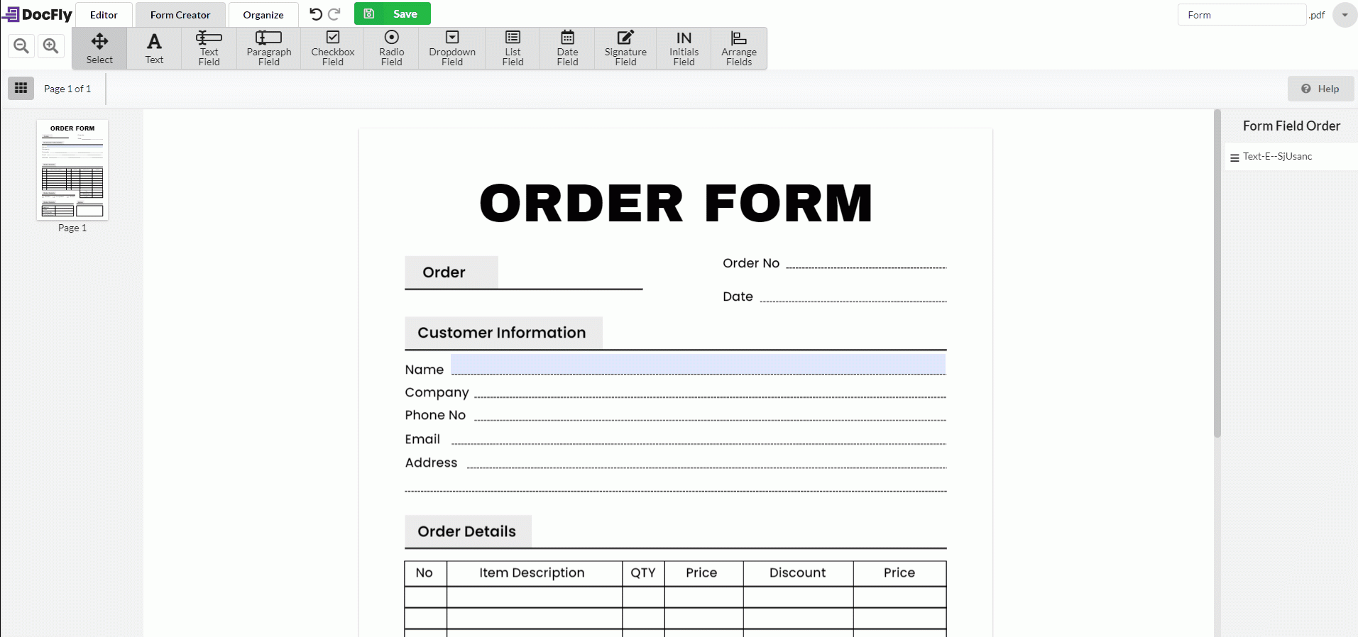 How To Create A Fillable PDF Form Template Using Only Free Tools 