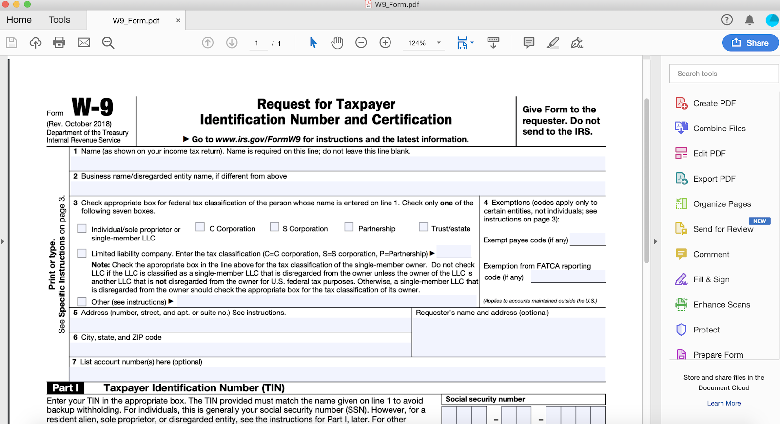 Create Printable Pdf Form Free