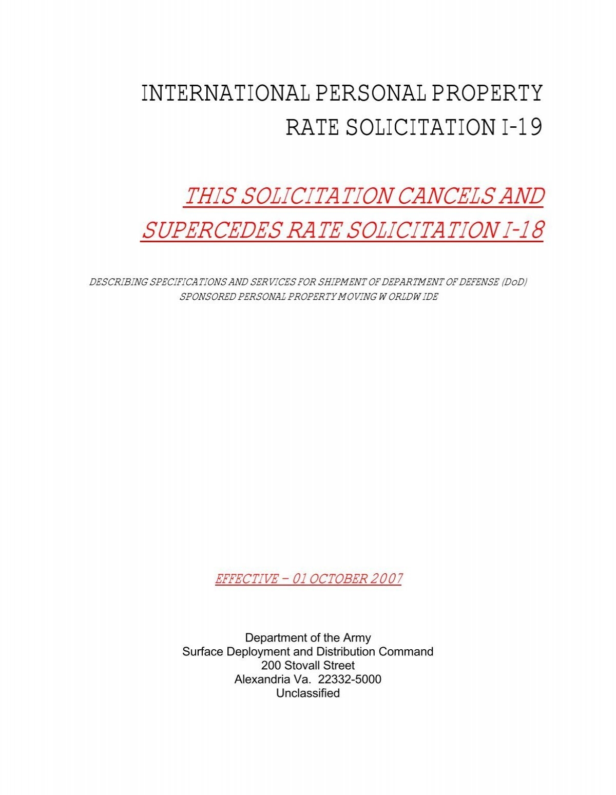 I 19 Complete pdf SDDC U S Army