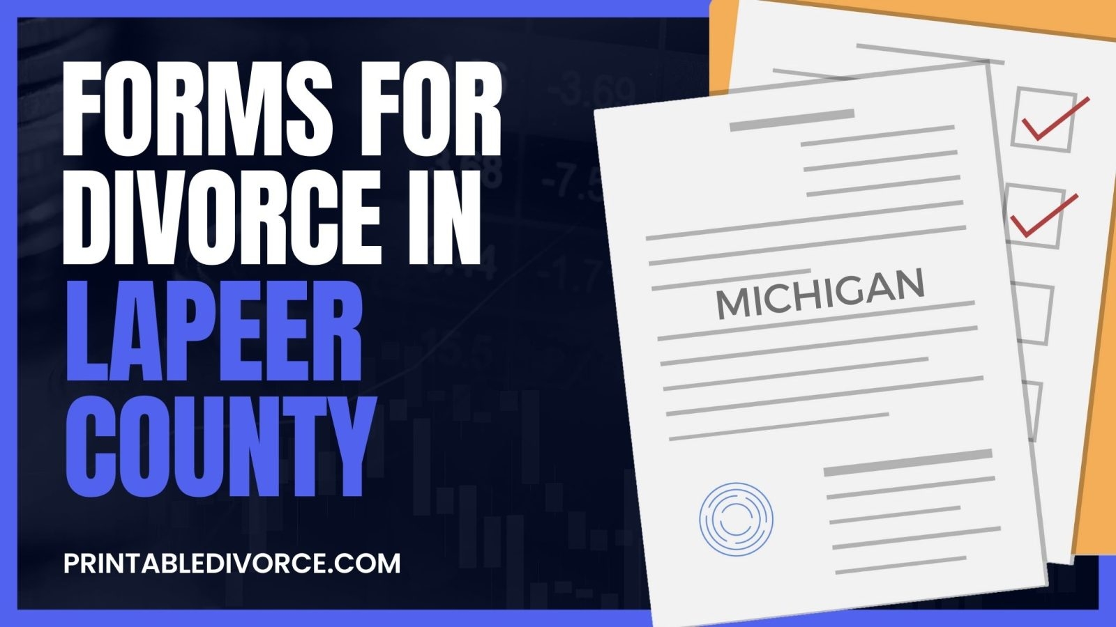 Lapeer County Divorce Forms PrintableDivorce