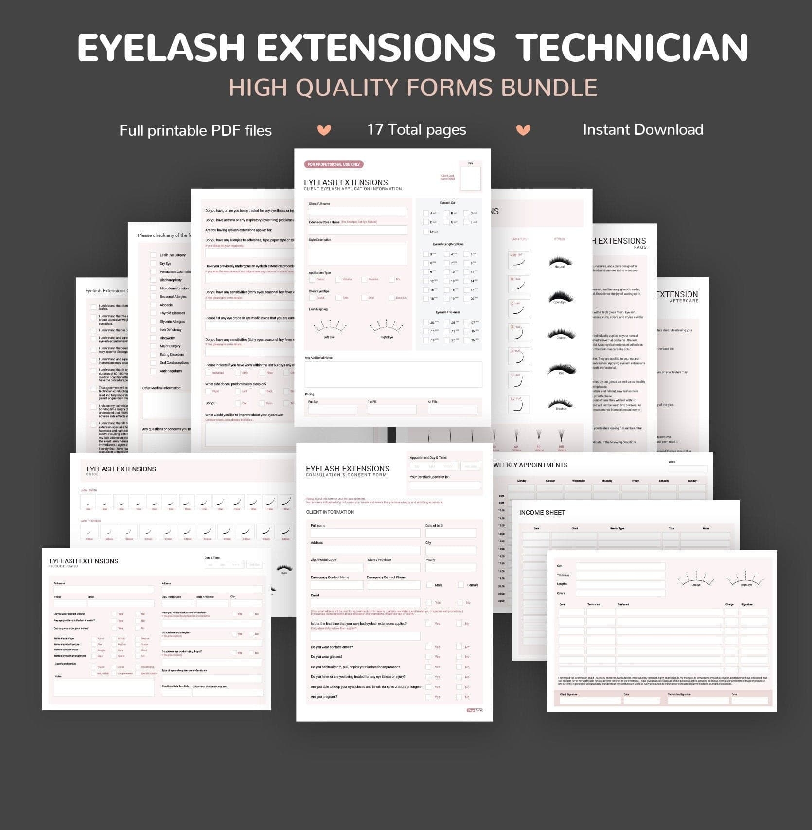 Free Printable Eyelash Extension Consent Form