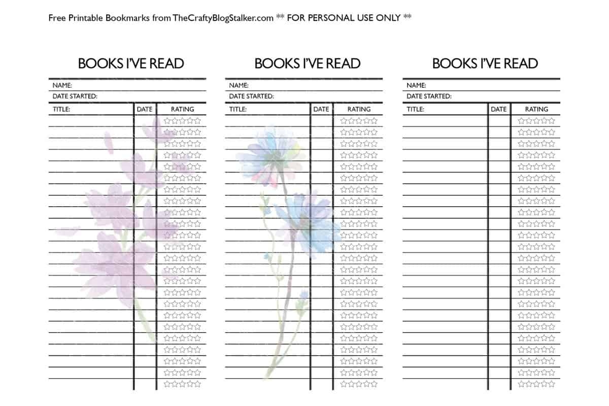 Free Printable Book Checkout Form