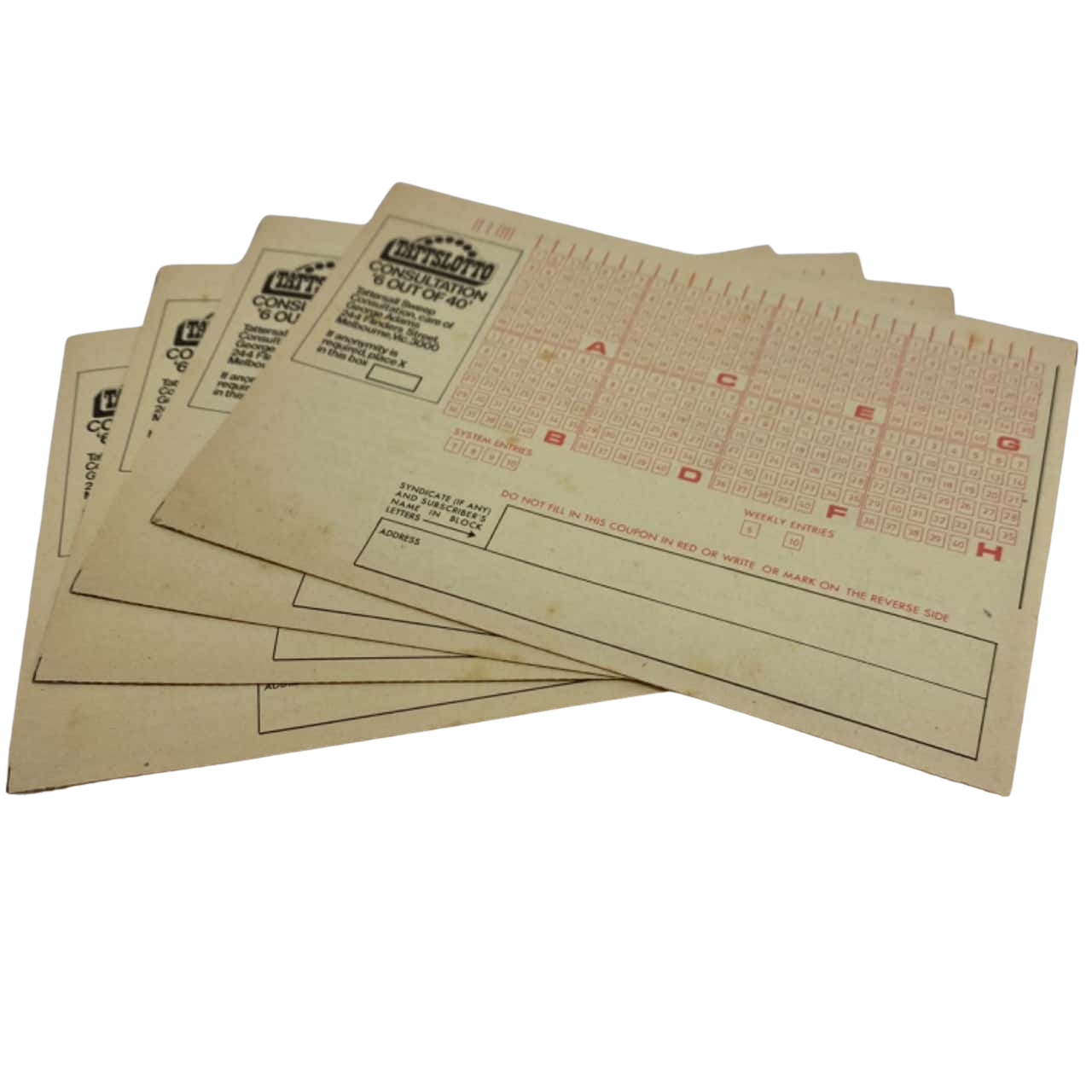 Lotto Syndicate Form