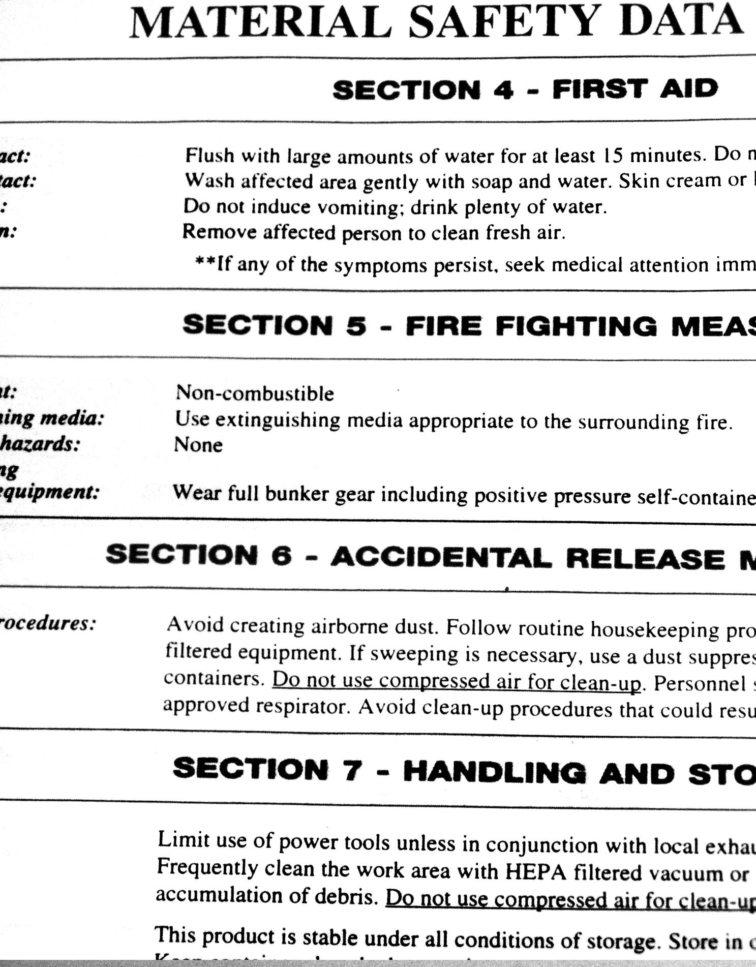 Material Safety Data Sheet Wikidoc