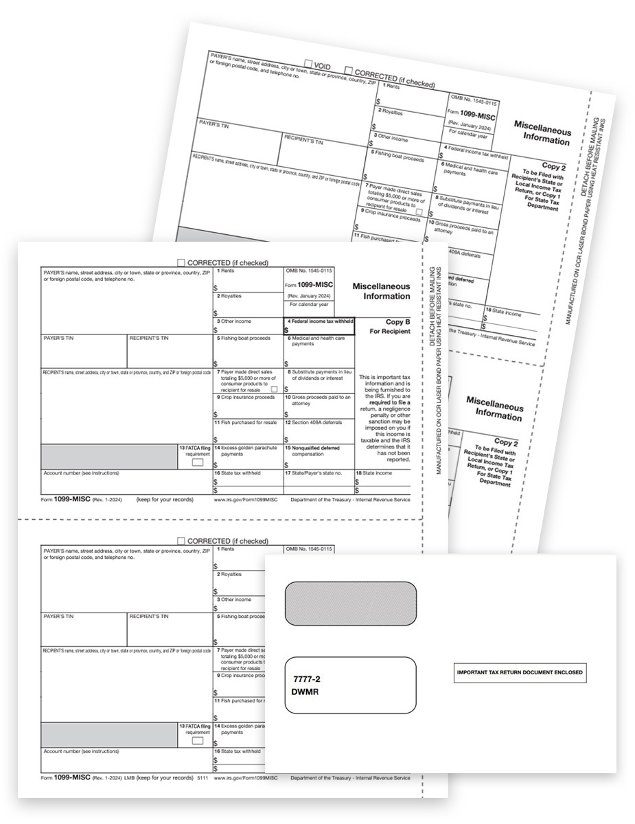 Free Blank Printable 1099 Misc Form 2025 Copy B