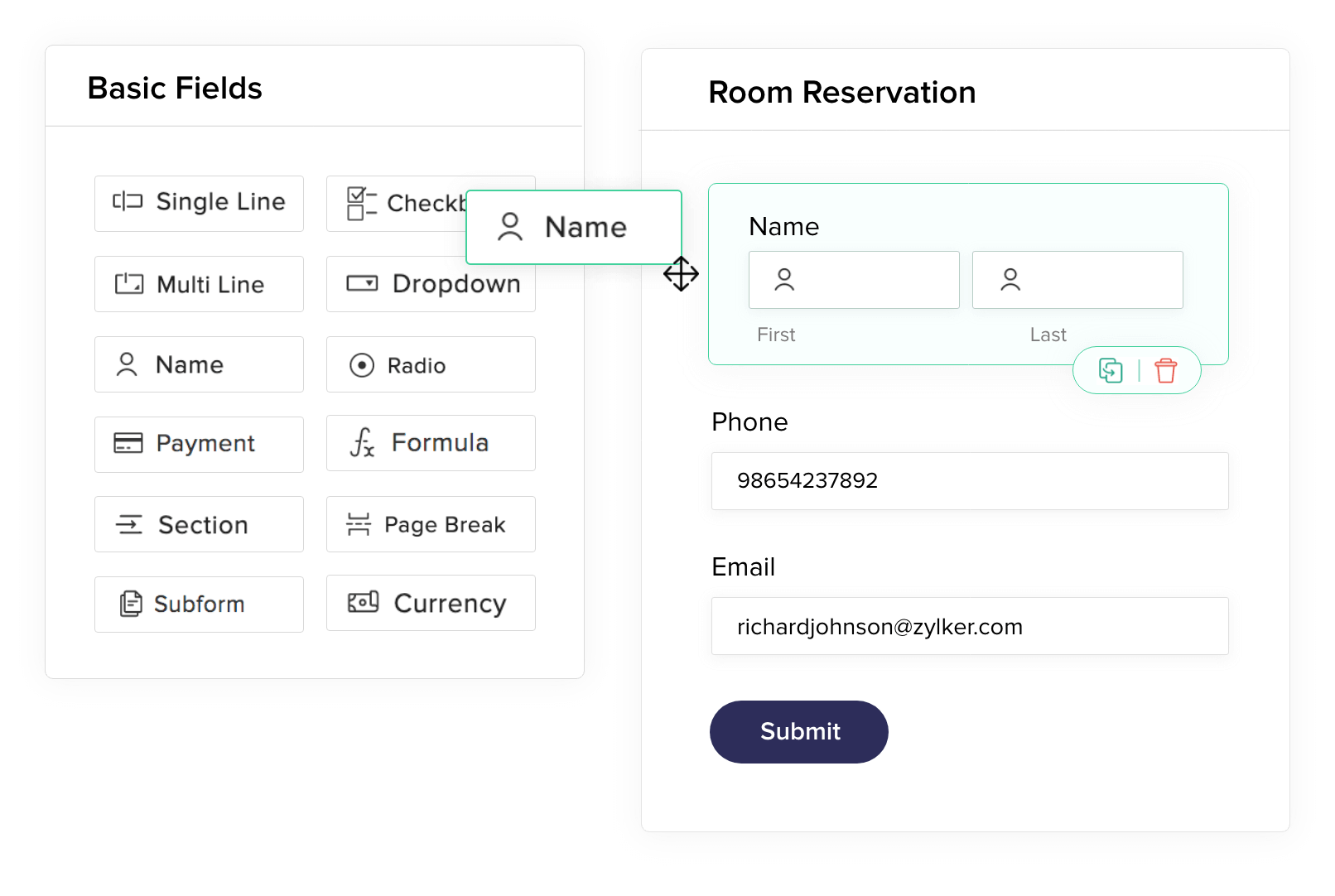 Online Form Creator Free Form Maker Software Zoho Forms