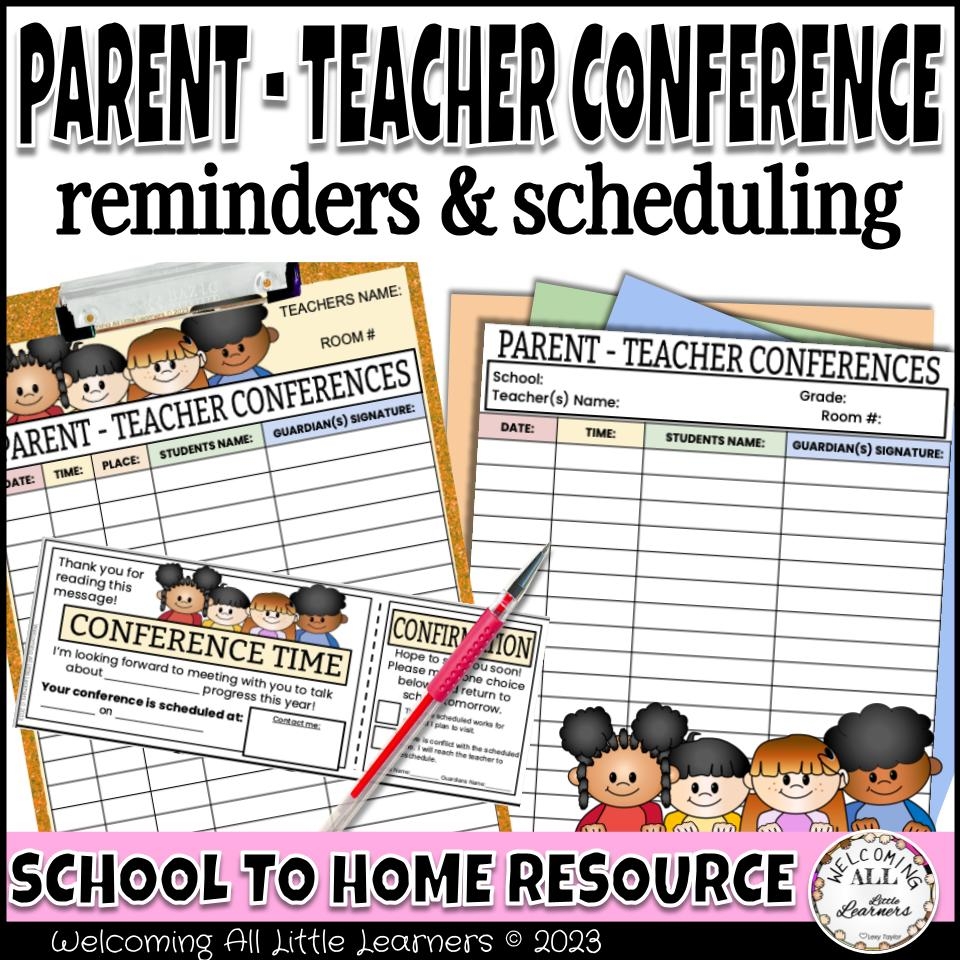 Free Printable Parent Teacher Conference Reminder Forms