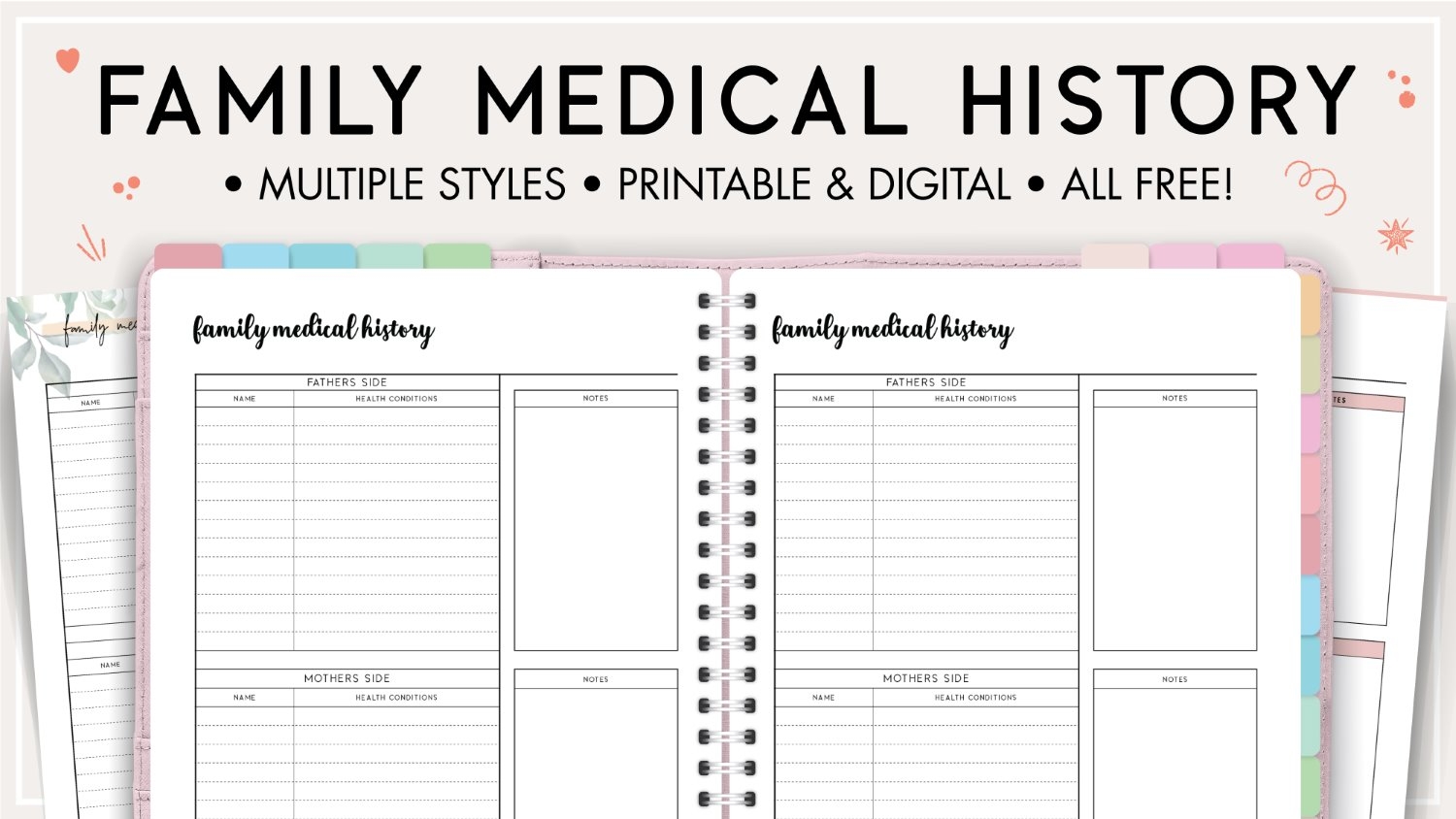 Free Printable Family History Forms