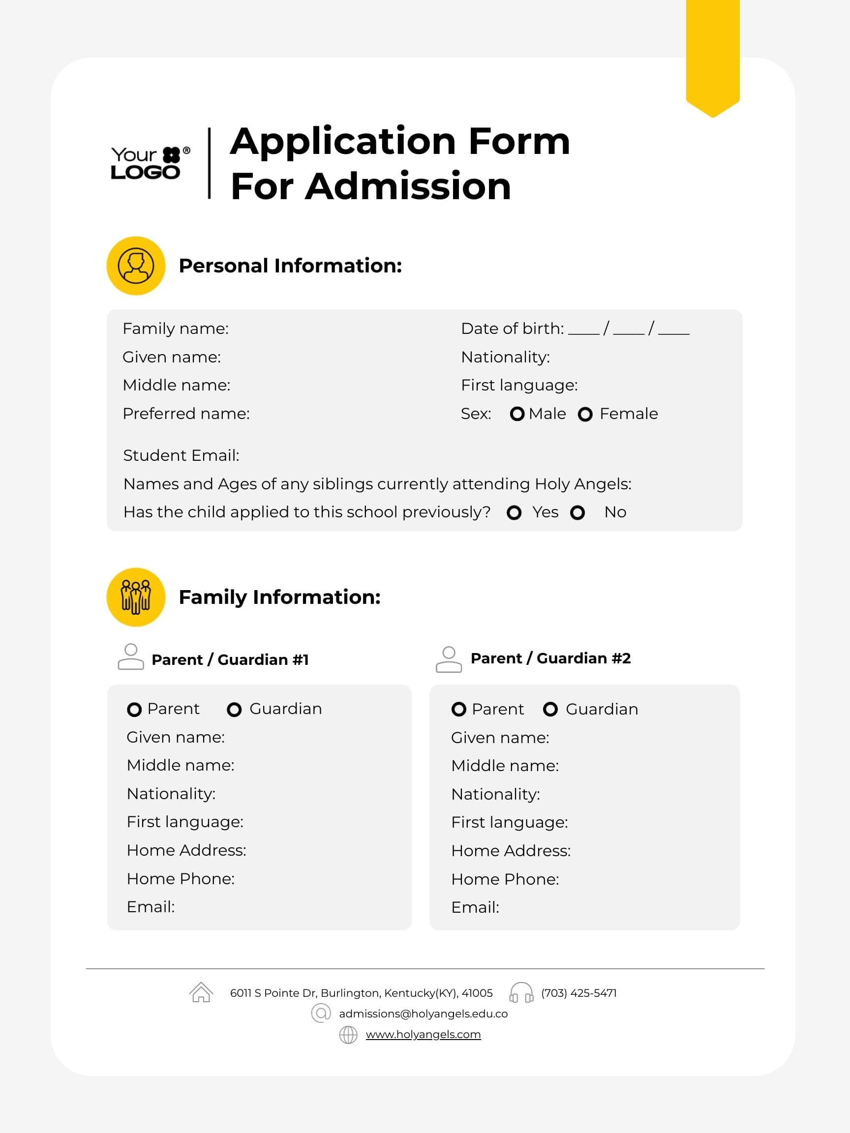 Free Printable Form Builder
