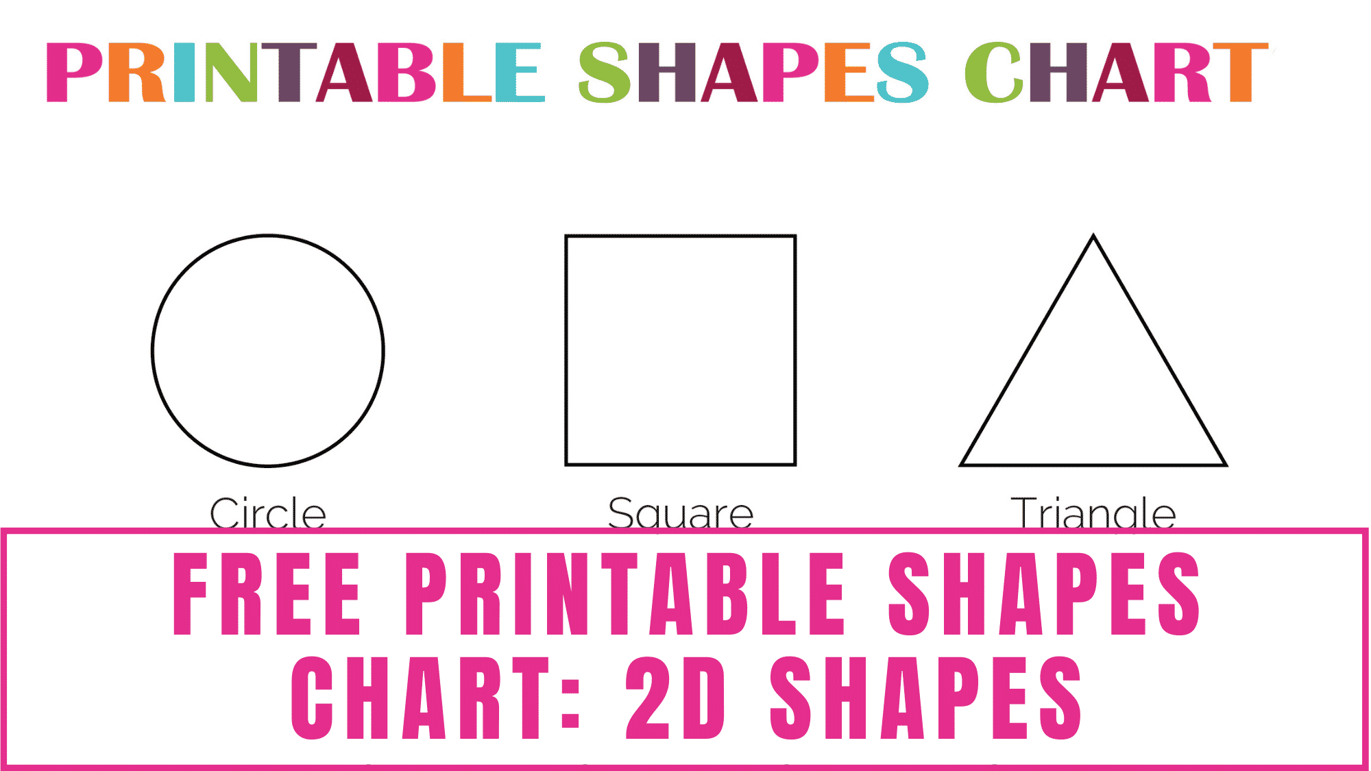 Shapes Printable Printable Party Favors