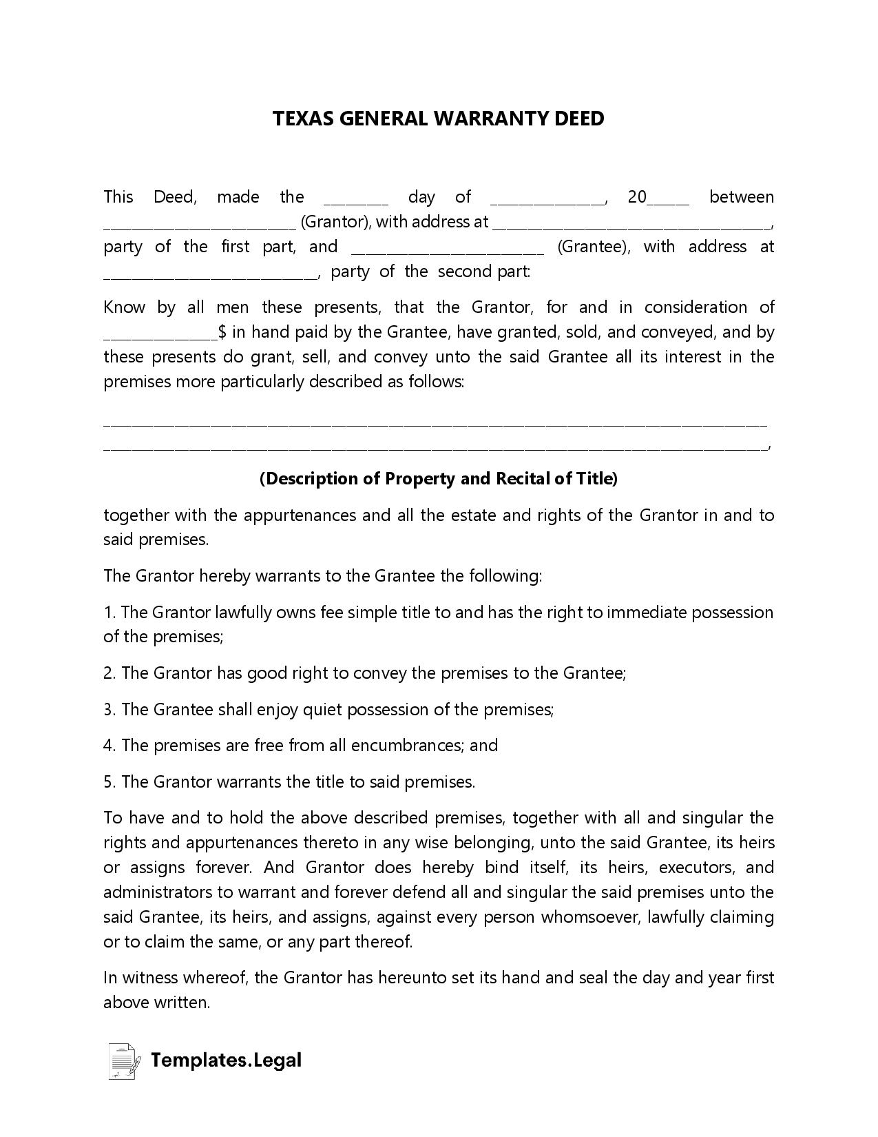 Free Printable Transfer Of Real Property Form