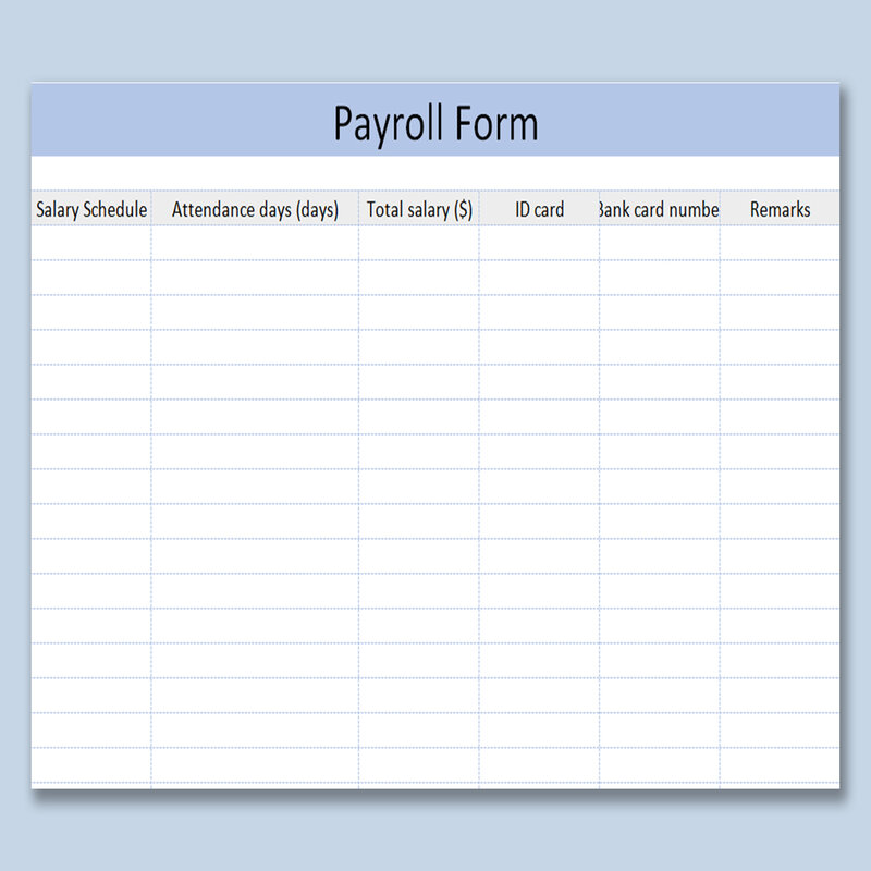 Top 10 Payroll Excel Templates Free Download 2022 WPS Office Academy