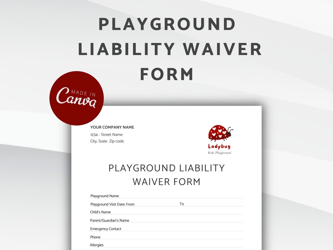 Trampoline Waiver For Retailers Rental Property Fill