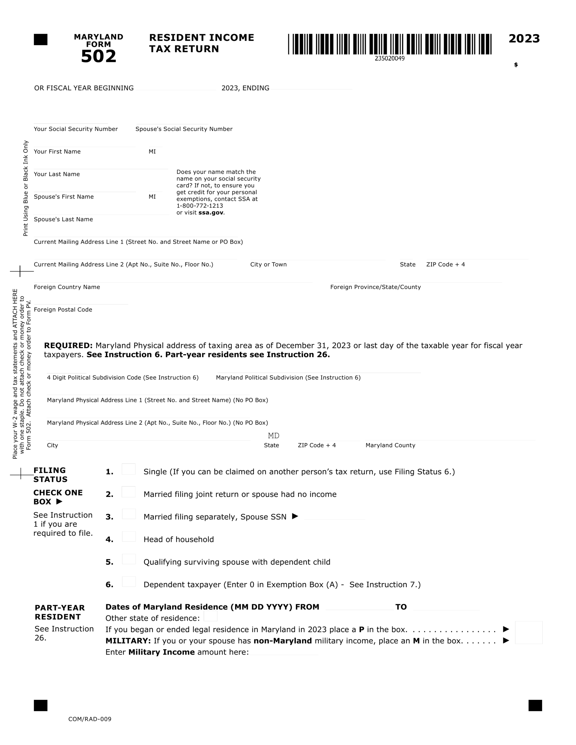 Free Printable W-2 Form 2025