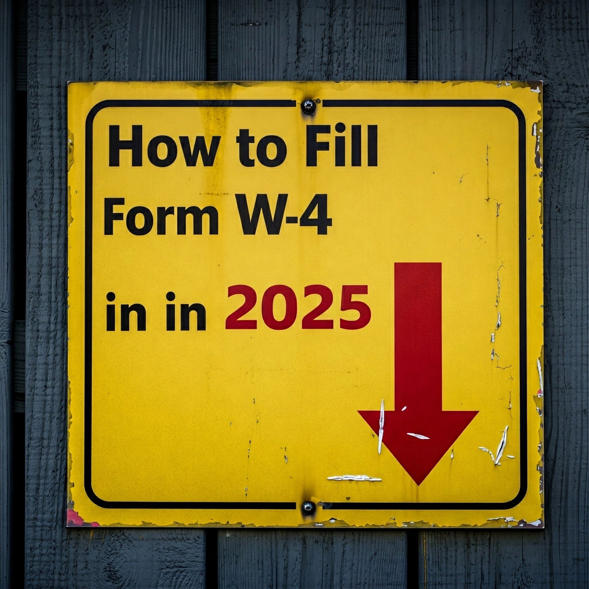 Free Printable 2025 W 4 Form